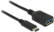 Delock 65634 USB 3.1 Type-C apa - USB Type A anya Adapter - Fekete