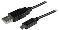 Startech USB - SLIM MICRO USB adat/töltőkábel 2m - Fekete