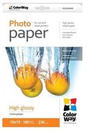 ColorWay Fotópapír Magasfényű, 230 g/m, 10x15, 100 lap