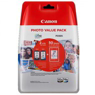 Canon 8286B006AA Photo Value Pack Eredeti Tintapatron Fekete + Tri-color + Fotópapír
