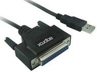 Approx APPC26 USB apa - DB25 (párhuzamos port) anya kábel 1,45m - Fekete