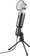 Trust Mikrofon - Madell (c.sz:21672; Studió design; Zaj szűrő előtét; 3,5mm jack; 250cm kábel; állvány; fekete)