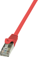 LogiLink CAT5e F/UTP Patch Cable AWG26 red 7,50m