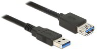 Delock 85056 USB 3.0 Type-A apa - USB 3.0 Type-A anya kábel 2m - Fekete