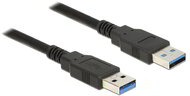 Delock 85062 USB 3.0 Type-A - USB 3.0 Type-A (apa - apa) kábel 2m - Fekete