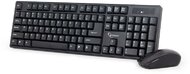 Gembird KBS-W-01 Wireless Gaming Billentyűzet + egér US - Fekete