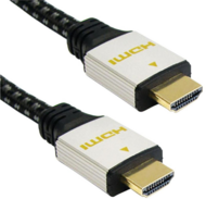 Akyga AK-HD-100P Pro HDMI 2.0 (apa - apa) kábel 10m - Fekete/Ezüst