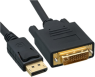 Sbox DP-DVI-2 DisplayPort - DVI (apa-apa) Átalakító 2m Fekete