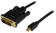 Startech MDP2DVIMM6B mini DisplayPort - DVI (Apa-Apa) Adapterkábel 1.8m Fekete