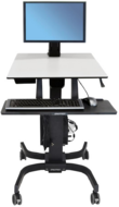 Ergotron 24-215-085 WorkFit-C Single LD Ülő-Álló Munkaállomás