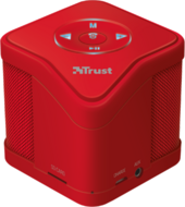 Trust Hangszóró Bluetooth - Muzo Wireless (piros; BT; akku; 9 óra üzemidő; 3,5mm audio in; USB táp)