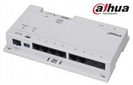 Dahua VTNS1060A 6 csatornás Cat5/24VDC disztribútor IP video kaputelefonokhoz (adat+táp RJ45 porton)