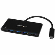 StarTech HB30C4AFPD USB 3.0 HUB (4 port) Fekete