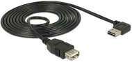 Delock 83553 Easy USB USB 2.0 A 90° apa - USB 2.0 A anya kábel 3m - Fekete