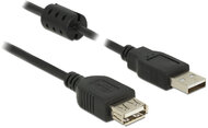 Delock 84883 USB 2.0 A (apa - anya) kábel 1m - Fekete