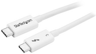 Startech TBLT34MM50CW Thunderbolt 3 (apa - apa) kábel 0.5m - Fehér