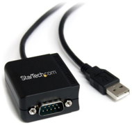 Startech ICUSB2321F DB-9 - USB-A (apa - apa) kábel 1.8m - Fekete