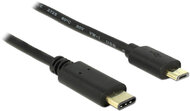 Delock 83334 USB 2.0 Mini-B - USB 2.0 C (apa - apa) Kábel 2m - Fekete