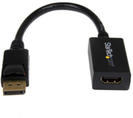 Startech DP2HDMI2 DisplayPort apa - HDMI anya adapter - Fekete