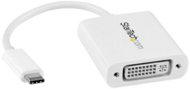 Startech CDP2DVIW USB-C apa - DVI-I anya adapter - Fehér