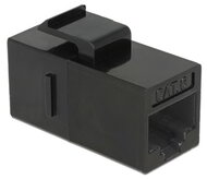 Delock 86381 CAT6 RJ45 (anya - anya) csatlakozó - Fekete