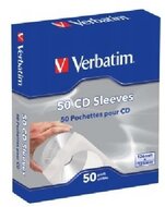 Verbatim Papír CD/DVD boríték, ablakos, öntapadó füllel, fehér (50db)