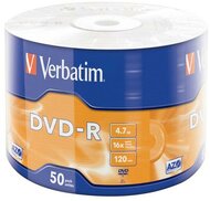 Verbatim 43788 DVD-R lemez - Fólia 50 db
