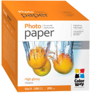 ColorWay PG2005004R 10x15 nyomtatópapír (500 db/csomag)