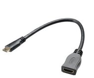 Akasa AK-CBHD10-25BK HDMI - miniHDMI adapter Fekete
