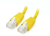Equip U/UTP Cat6 lapos patch kábel 0.5m sárga