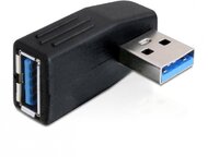 Delock 65341 USB 3.0 apa-anya vízszintesen 90°-ban forgatott adapter
