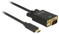 Delock 85261 USB-C - VGA (apa - apa) kábel 2m - Fekete