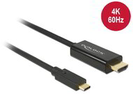 Delock 85292 USB-C - HDMI (apa - apa) kábel 3m - Fekete