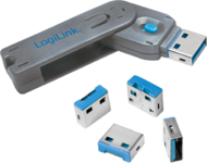 Logilink AU0043 USB Porvédő - Ezüst (4db)