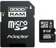 Goodram 8GB micro SDHC CL4 memóriakártya + Adapter