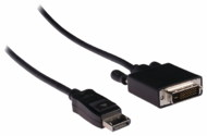 ValueLine VLCP37200B10 DisplayPort - DVI kábel 1m Fekete