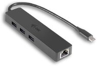 i-tec USB C Slim 3-port HUB Gigabit Ethernet USB 3.0 to RJ-45 3x USB 3.0