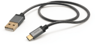 Hama 173636 USB-C - USB-A (apa - apa) kábel 1.5m - Fekete