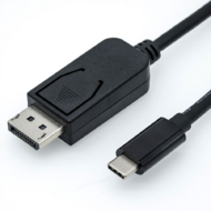 Roline 11.04.5846-10 USB-C 3.1 - DisplayPort (apa - apa) kábel 2m - Fekete