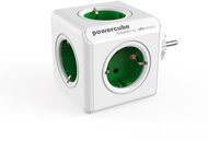Allocacoc PowerCube Original Elosztó (5 aljzat) - Fehér-zöld