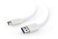 Gembird CCP-USB3-AMCM-1M-W USB-A - USB-C (apa - apa) kábel 1m - Fehér