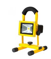 Somogyi FLB 10 LED/YE LED-es akkumulátoros fényvető hordozható Sárga