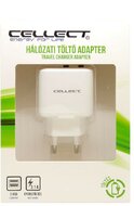 Cellect Hálózati töltő adapter 2 USB csatalkozóval (5V / 3.1A)