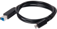 Club 3D CAC-1524 USB C 3.1 - USB B 3.1 (apa - apa) kábel 1m - Fekete