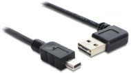 Delock 85175 USB-A 2.0 - USB mini-B Adatkábel 0.50m Fekete