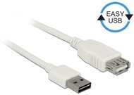 Delock EASY-USB 2.0 Bővítő kábel 2m Fehér