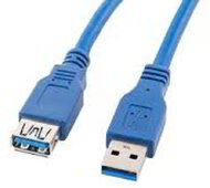 Lanberg USB 3.0 Hosszabbító Kábel 3m - Kék