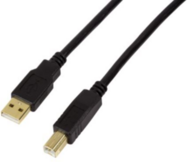 Lanberg USB 2.0 kábel 1.8m Fekete