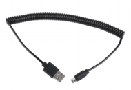 Gembird USB A apa- micro USB apa csavart adat és töltőkábel 1.8m - Fekete