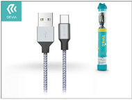 Devia USB töltő- és adatkábel 1 m-es vezetékkel - Devia Tube for Type-C USB 2.4A